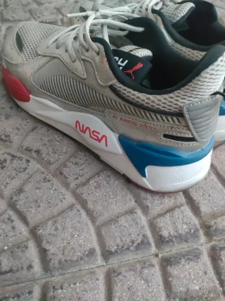 Scarpe Puma Uomo NASA Silver/Rosso