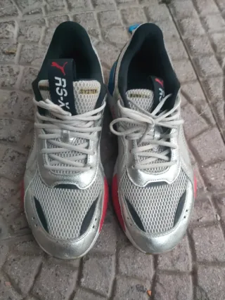 Scarpe Puma Uomo NASA Silver/Rosso