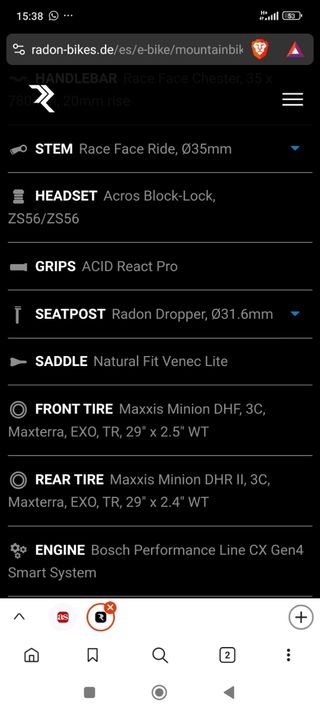 Bicicleta eléctrica montaña e-bike