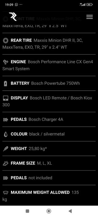 Bicicleta eléctrica montaña e-bike