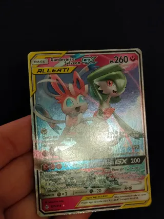 Carte Pokemon Gardevoir e Sylveon GX 130 Ita Nm