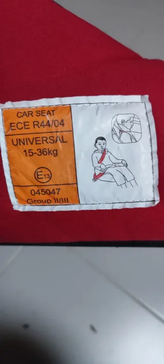 Alzador silla coche, mayor anchura, niño hasta 36