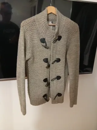 Cardigan Uomo Beige Taglia M