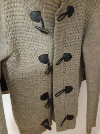 Cardigan Uomo Beige Taglia M