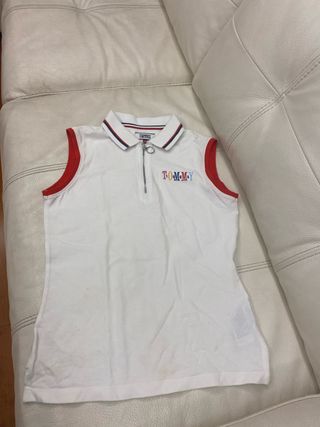 Camiseta sin mangas Tommy niña Talla XS