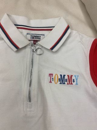 Camiseta sin mangas Tommy niña Talla XS