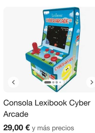 Consola Lexibook Cyber Arcade Azul/Rojo