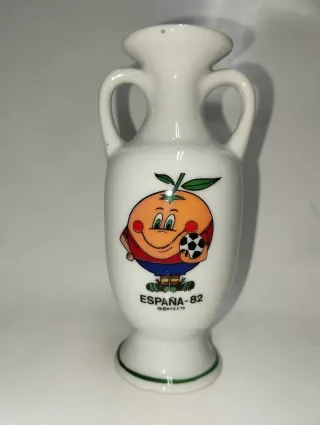 Naranjito España 82 Jarrón Cerámica, merchandising