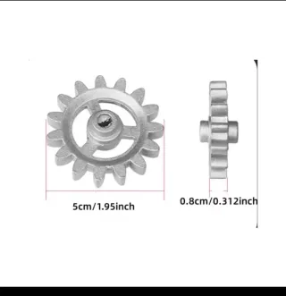 Engranajes+ motor para marcó de barbacoa giratoria