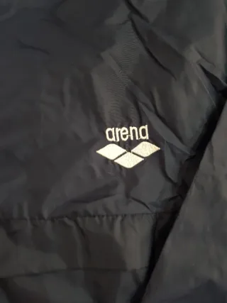 Giacca a vento Arena blu con cappuccio