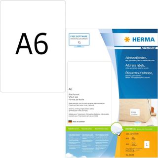 Herma 8689_ A6, 105 x 148 mm - Pack de 800 etiquet