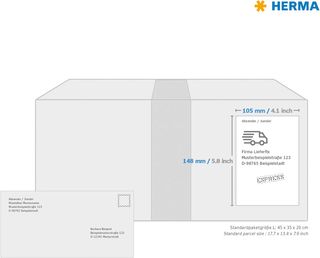 Herma 8689_ A6, 105 x 148 mm - Pack de 800 etiquet