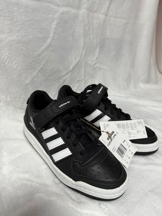 Zapatillas Adidas Forum Low J Negras Talla 38