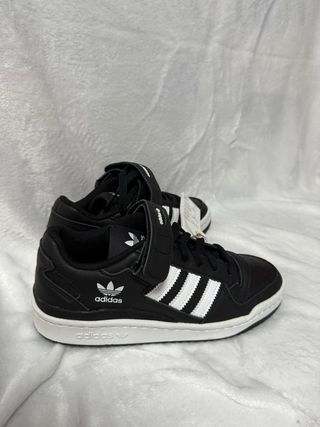 Zapatillas Adidas Forum Low J Negras Talla 38