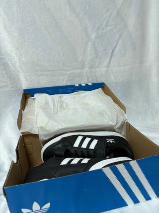 Zapatillas Adidas Forum Low J Negras Talla 38