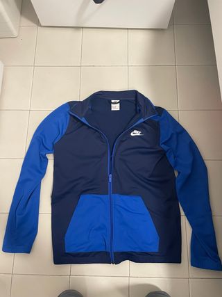 Felpa Nike zip blu taglia 157-170cm