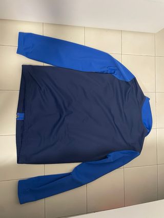 Felpa Nike zip blu taglia 157-170cm