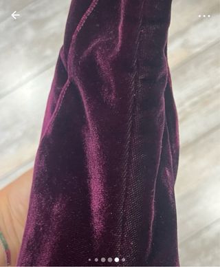 Botín tacón Castañer ante morado