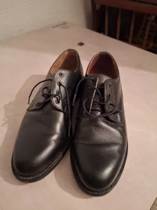 Zapatos Ituzzi Negros Cordones