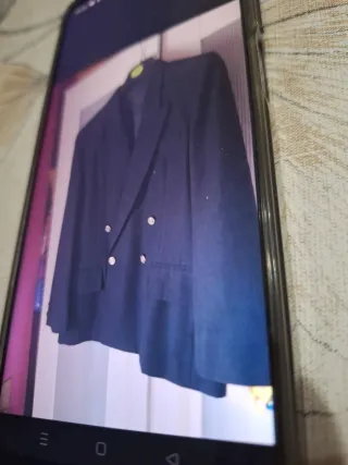 Chaqueta de vestir azul para eventos,  comunión.