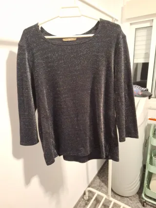 Camiseta Catharina G. Talla M/38 Plateada