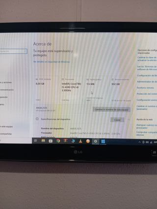 Ordenador HP EliteDesk Negro
