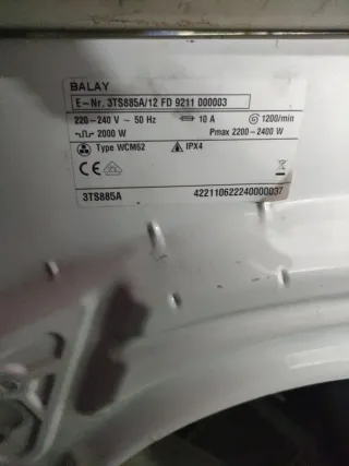 Motor lavadora Balay