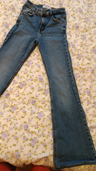 Jeans Pull&Bear vita alta zampa