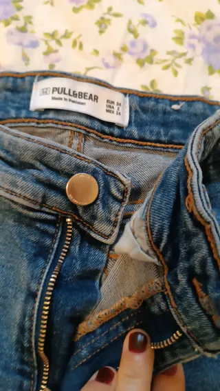 Jeans Pull&Bear vita alta zampa