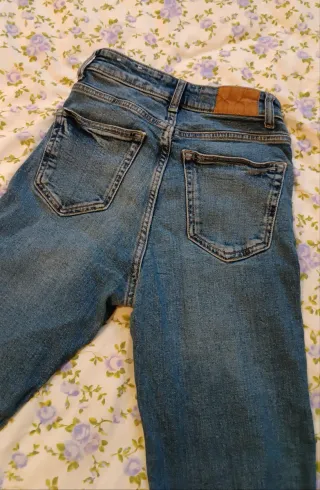 Jeans Pull&Bear vita alta zampa