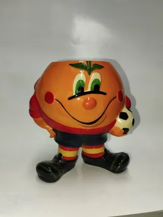 Bote de cerámica naranjito España 82