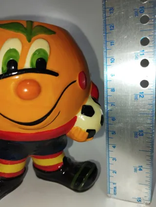 Bote de cerámica naranjito España 82