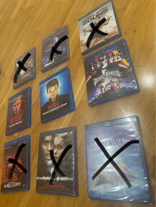 Lote Blu-ray Películas/Series Varias