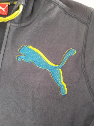 Felpa Puma con cappuccio blu