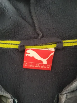 Felpa Puma con cappuccio blu