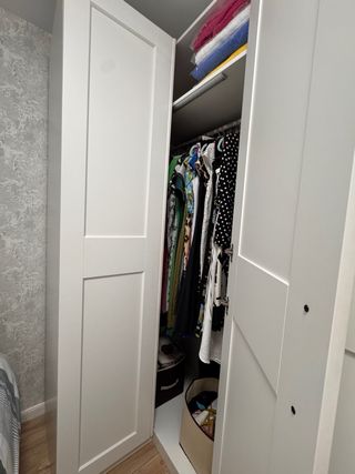 Armario rinconera Ikea 3 cuerpos blanco