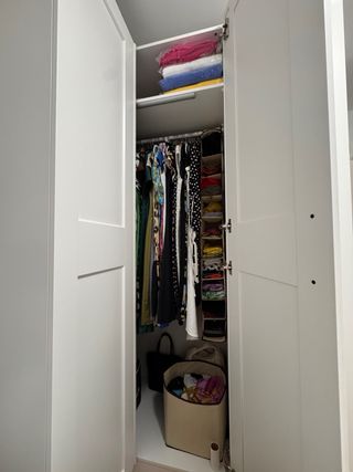 Armario rinconera Ikea 3 cuerpos blanco