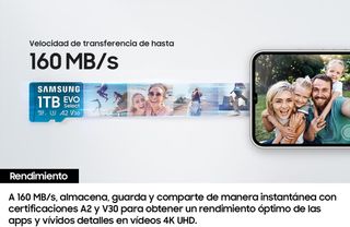 Samsung EVO Select (2024) Tarjeta microSD + Adapta