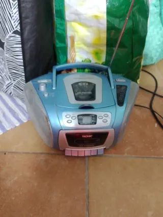 Radio  Cassette Tronic Azul