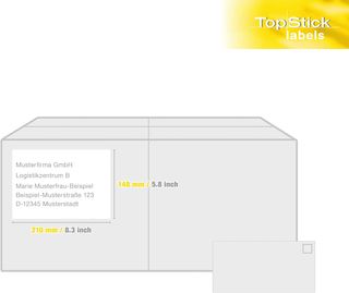 TopStick 8718 - Etiquetas autoadhesivas universale