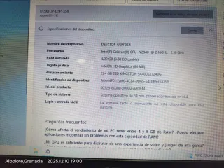 Portátil Acer Aspire Negro