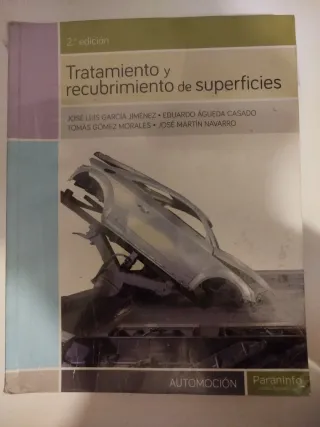 Libro de tratamiento y recubrimiento de superficie
