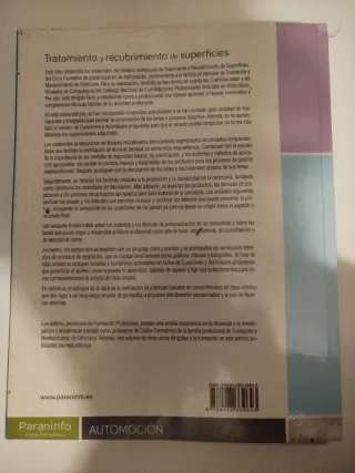 Libro de tratamiento y recubrimiento de superficie