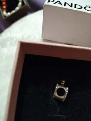 Charm Pandora Corazones Entrelazados Plata