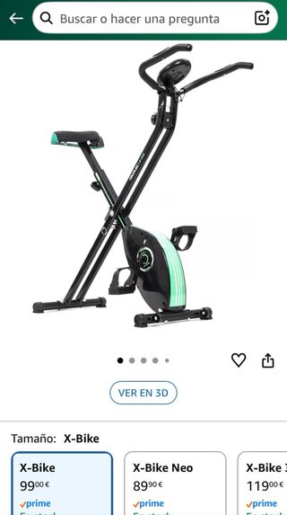 Bici Estática Cecotec X-Bike Plegable