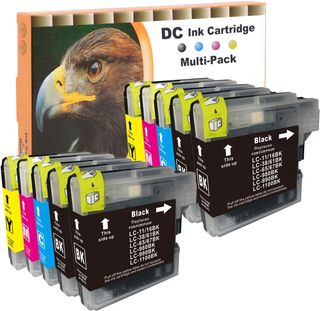 D&C 10x Cartuchos de Tinta Compatible para Brother