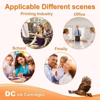 D&C 10x Cartuchos de Tinta Compatible para Brother