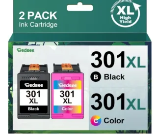 2 Cartuchos Tinta HP 301XL Negro y Color