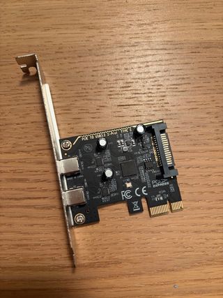 Adaptador PCIe a USB 3.2 Tipo C