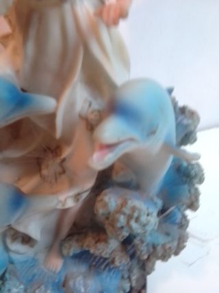 Figura Ángel con Delfines y Alas